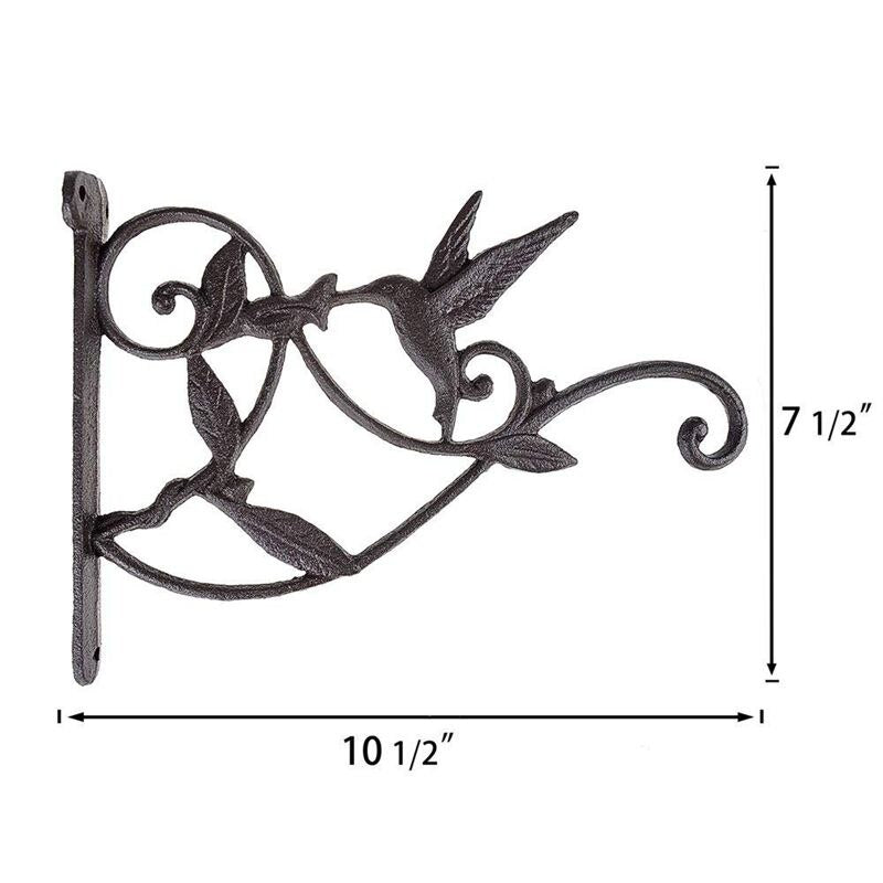 Decorative Cast Iron Plant Hanger Wall Bracket by HitMyNeed