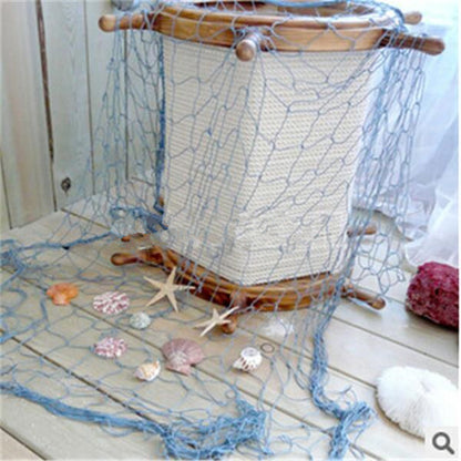 Decorative Cotton Fishing Net Nautical Wall Decor by HitMyNeed