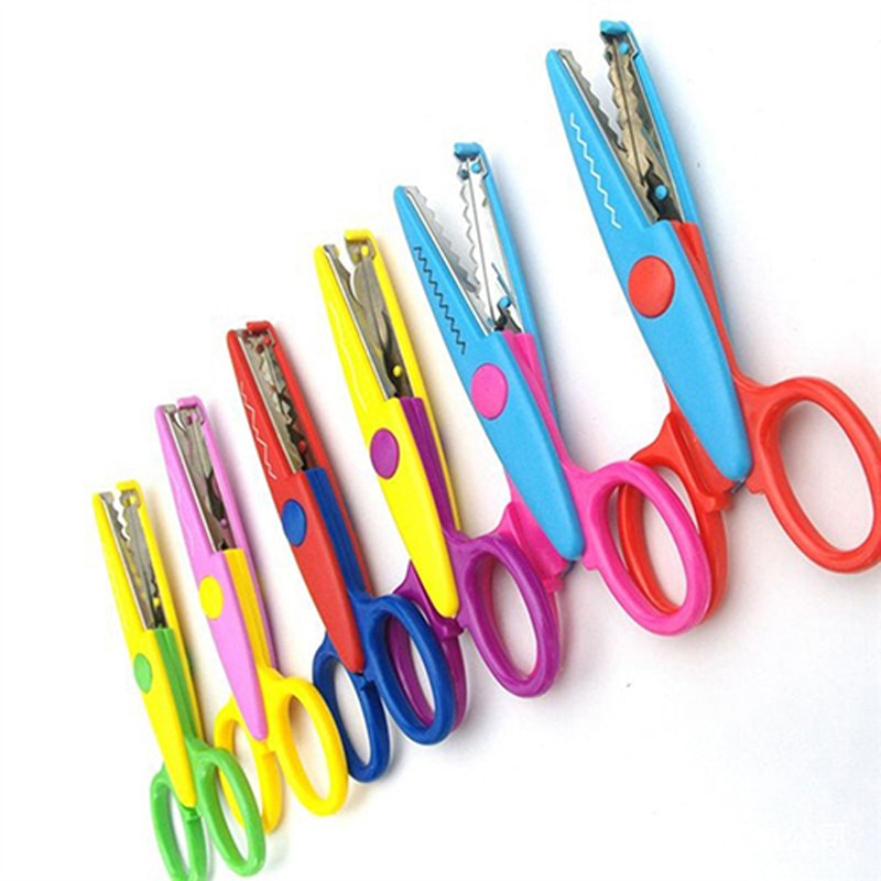 Decorative Craft Scissors Set, 6 Patterned Cutters by HitMyNeed