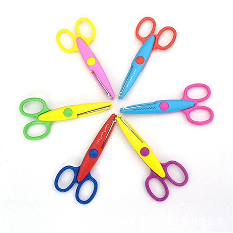 Decorative Craft Scissors Set, 6 Patterned Cutters by HitMyNeed