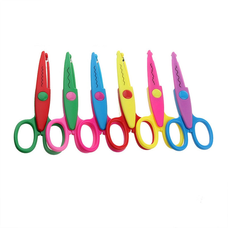 Decorative Craft Scissors Set, 6 Patterned Cutters by HitMyNeed