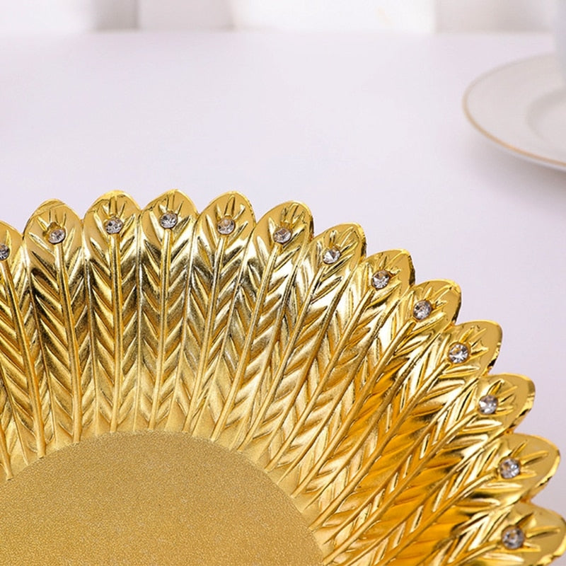 Decorative Peacock Fruit and Snack Plate by HitMyNeed