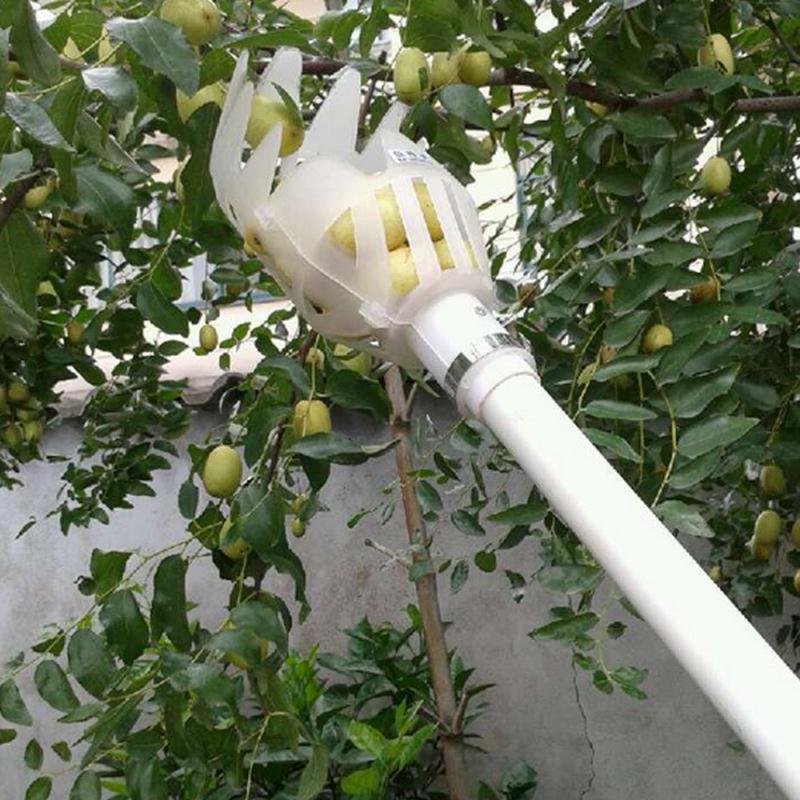 Deep Basket Fruit Picker Head for High Branches white by HitMyNeed