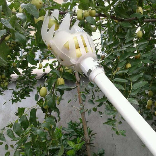 Deep Basket Fruit Picker Head for High Branches white by HitMyNeed