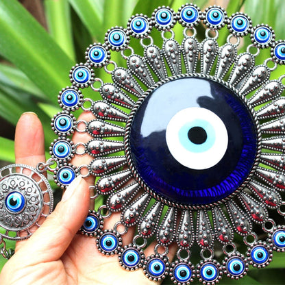 Deep Blue Evil Eye Wall Hanging Decor by HitMyNeed