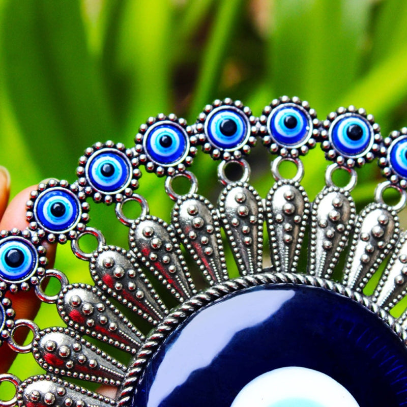Deep Blue Evil Eye Wall Hanging Decor by HitMyNeed