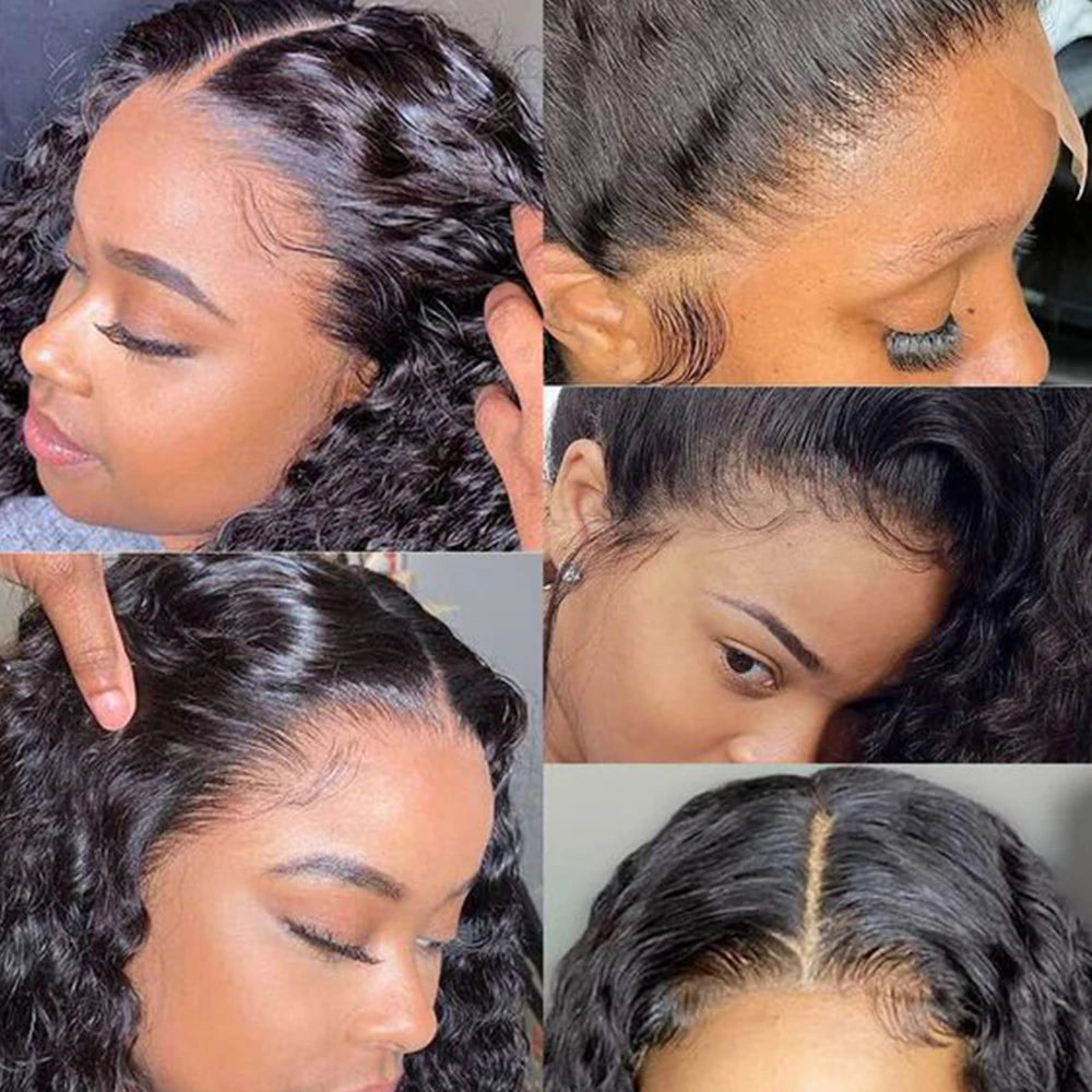 Deep Wave 13x6 HD Lace Frontal Human Hair Wig by HitMyNeed