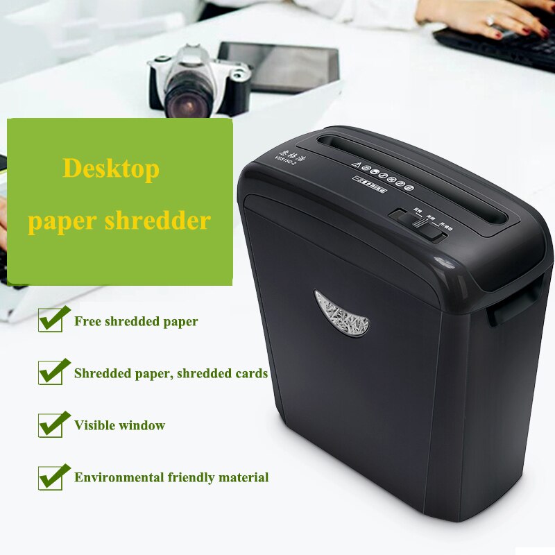 Deli Cross-Cut Mini Paper Shredder 10.5L by HitMyNeed