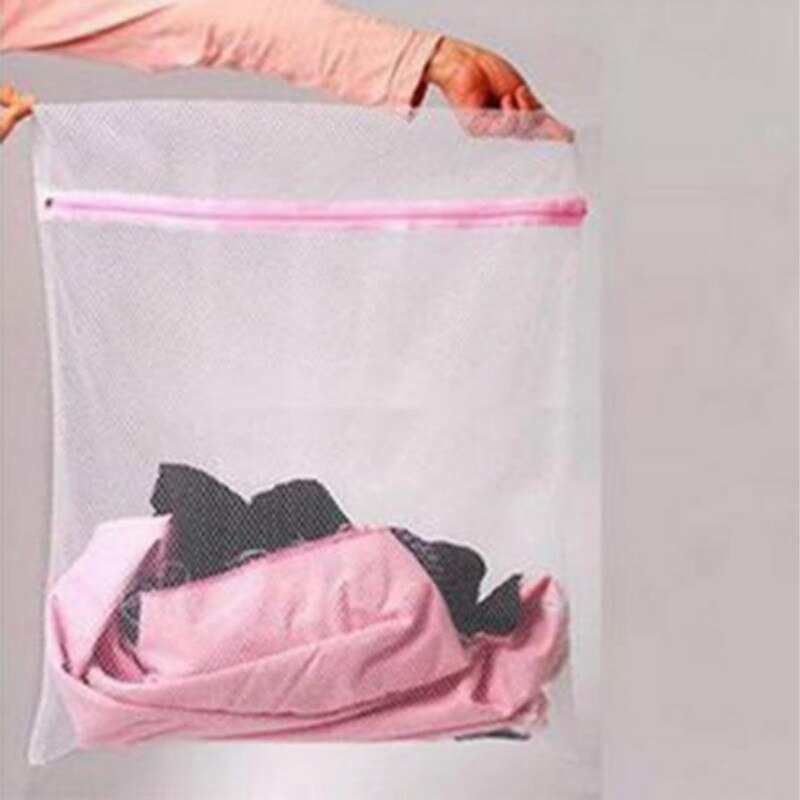 Delicates Mesh Laundry Wash Bag with Zipper 30x40cm by HitMyNeed