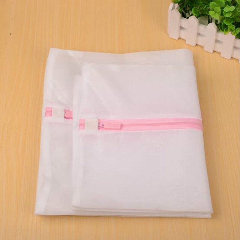 Delicates Mesh Laundry Wash Bag with Zipper 30x40cm by HitMyNeed