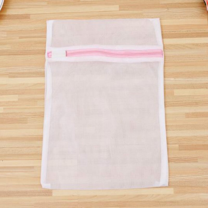 Delicates Mesh Laundry Wash Bag with Zipper 30x40cm by HitMyNeed