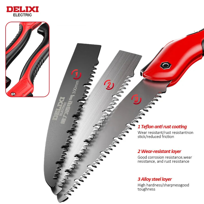DELIXI SK5 Folding Saw for Camping, Garden & DIY by HitMyNeed
