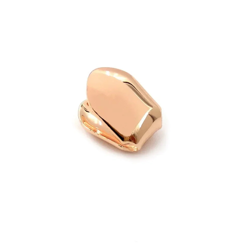 Delysia King Custom Single Tooth Hip Hop Grill Caps rose-gold-color by HitMyNeed