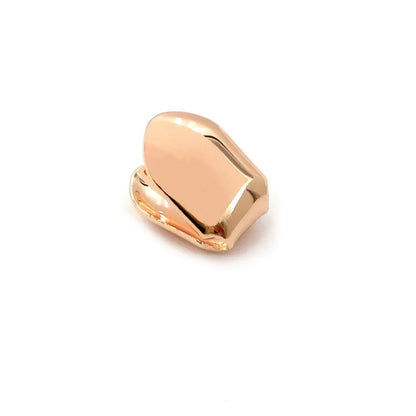 Delysia King Custom Single Tooth Hip Hop Grill Caps rose-gold-color by HitMyNeed