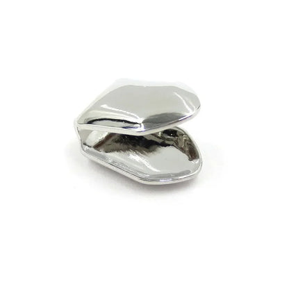 Delysia King Custom Single Tooth Hip Hop Grill Caps silver by HitMyNeed
