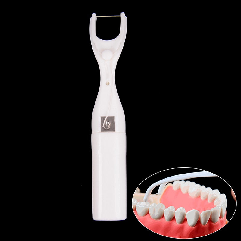 Dental Floss Holder with 50m Floss Roll by HitMyNeed