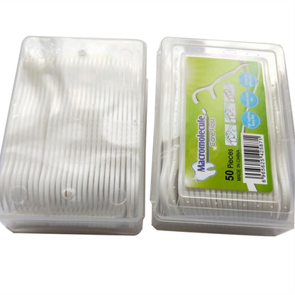 Dental Floss Picks Oral Care Set (50 Pieces) by HitMyNeed