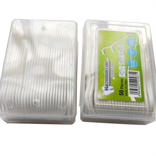 Dental Floss Picks Oral Care Set (50 Pieces) by HitMyNeed