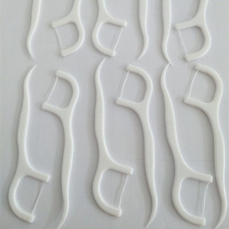 Dental Floss Picks Oral Care Set (50 Pieces) by HitMyNeed