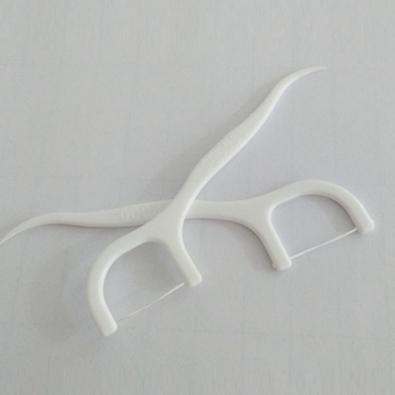 Dental Floss Picks Oral Care Set (50 Pieces) by HitMyNeed