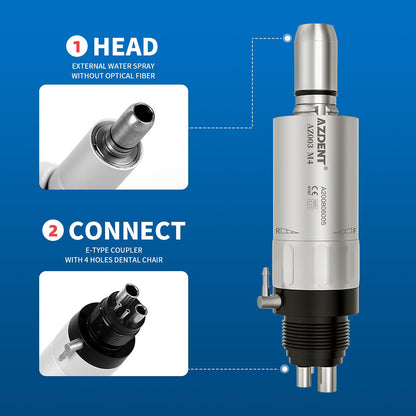 Dental Low Speed Contra Angle Handpiece 1:1 only-air-motor-4hole by HitMyNeed