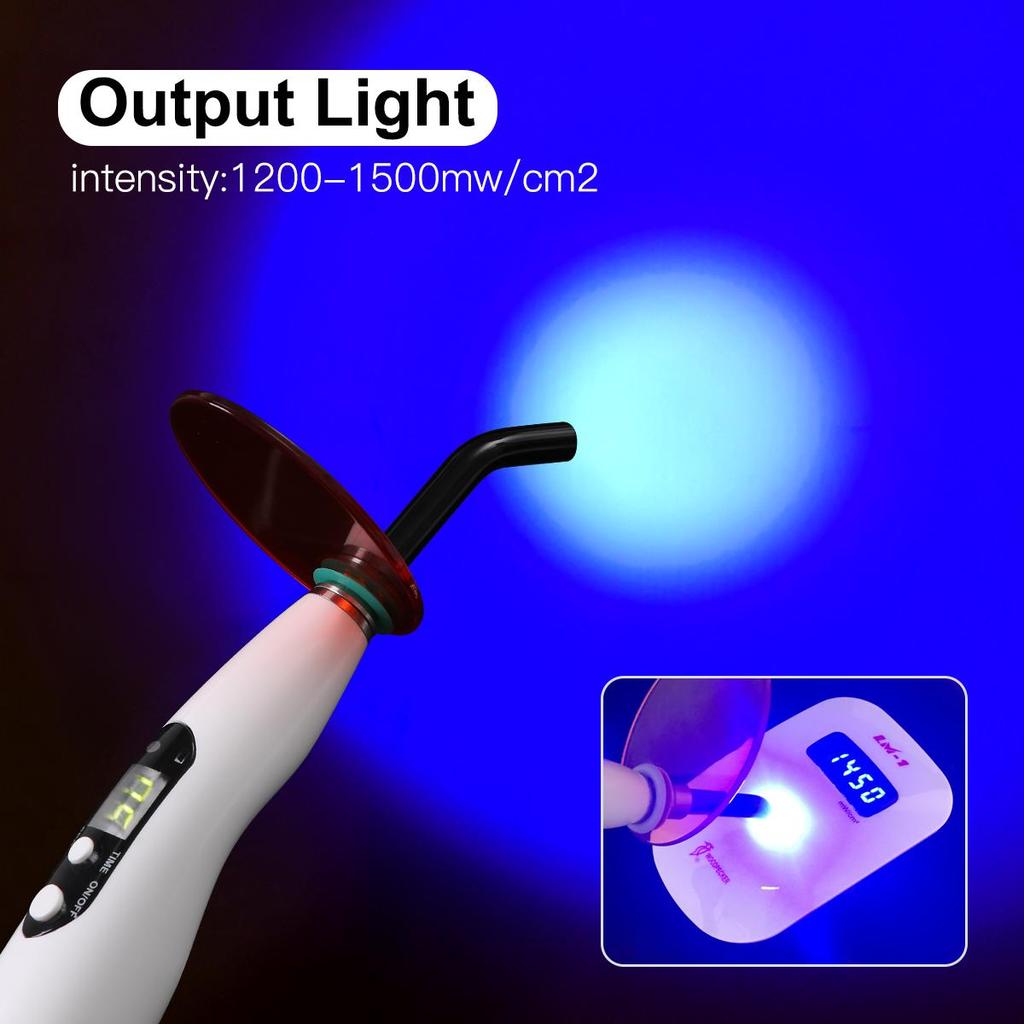 Dental Wireless LED Curing Light 1200-1500 mW/cm² by HitMyNeed