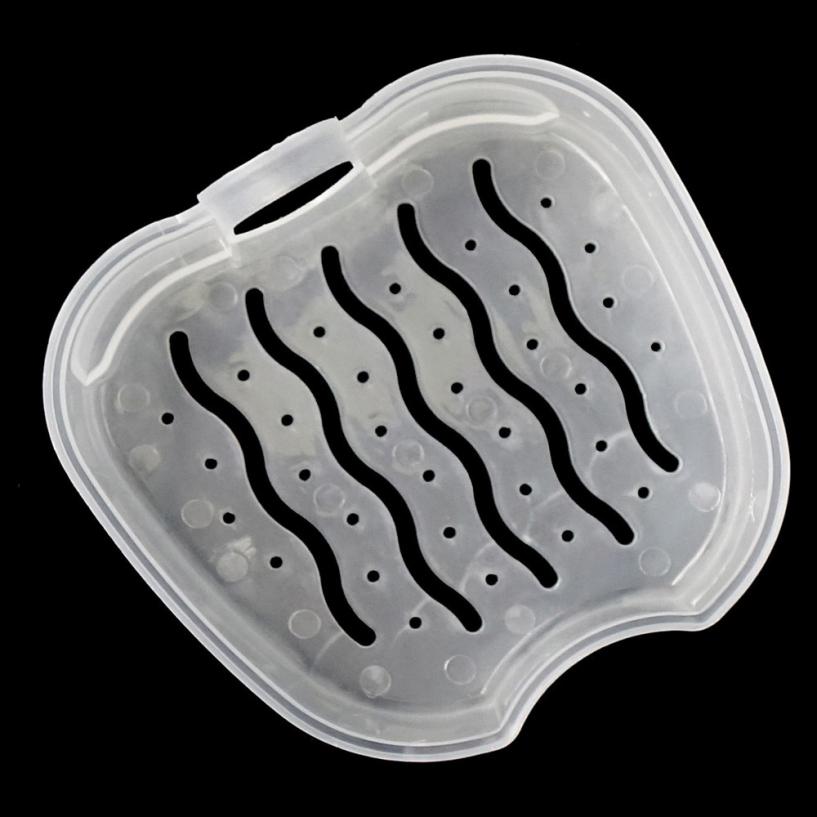 Denture Storage and Cleaning Case with Lid by HitMyNeed