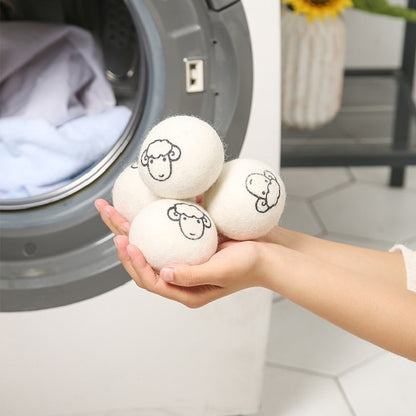 Deodorizing Wool Dryer Balls (Set of 3) by HitMyNeed