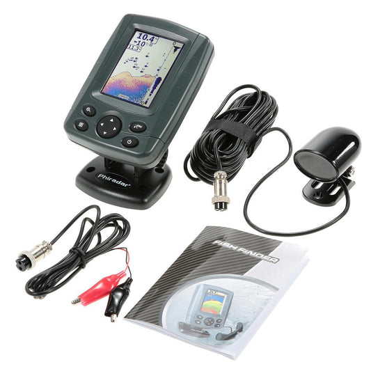 Depth Finder Fish Detector with Dual Beam Sonar by HitMyNeed