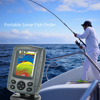 Depth Finder Fish Detector with Dual Beam Sonar by HitMyNeed