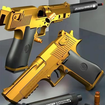 Desert Eagle Shell Ejection Soft Bullet Toy Gun by HitMyNeed