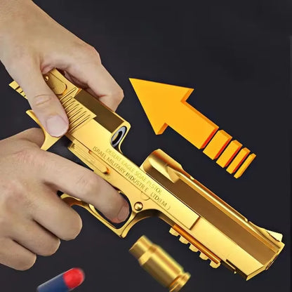 Desert Eagle Shell Ejection Soft Bullet Toy Gun by HitMyNeed