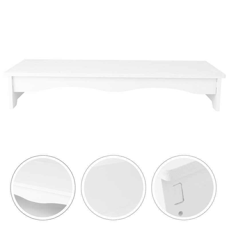 Desktop Monitor Riser Stand, White 50cm by HitMyNeed