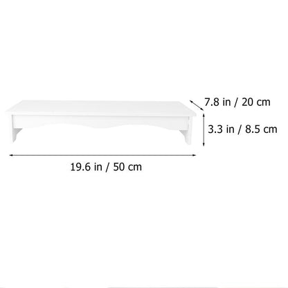Desktop Monitor Riser Stand, White 50cm by HitMyNeed
