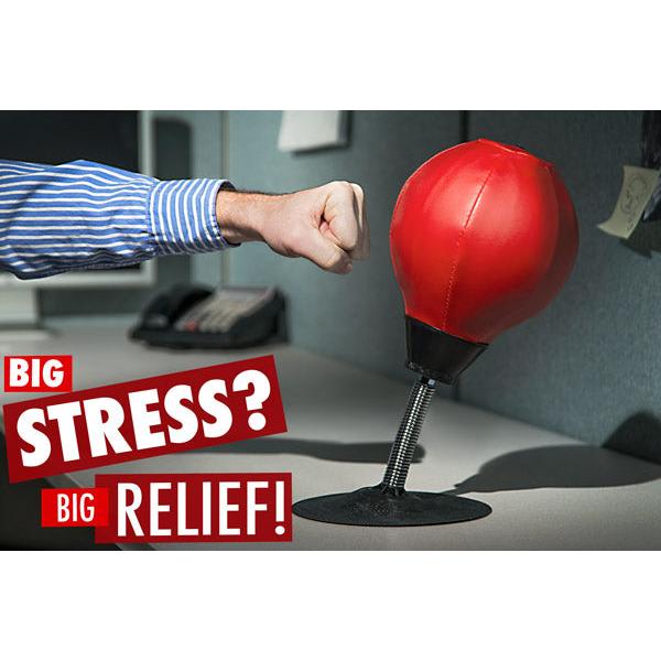 Desktop Punching Bag with Suction Cup Base by HitMyNeed