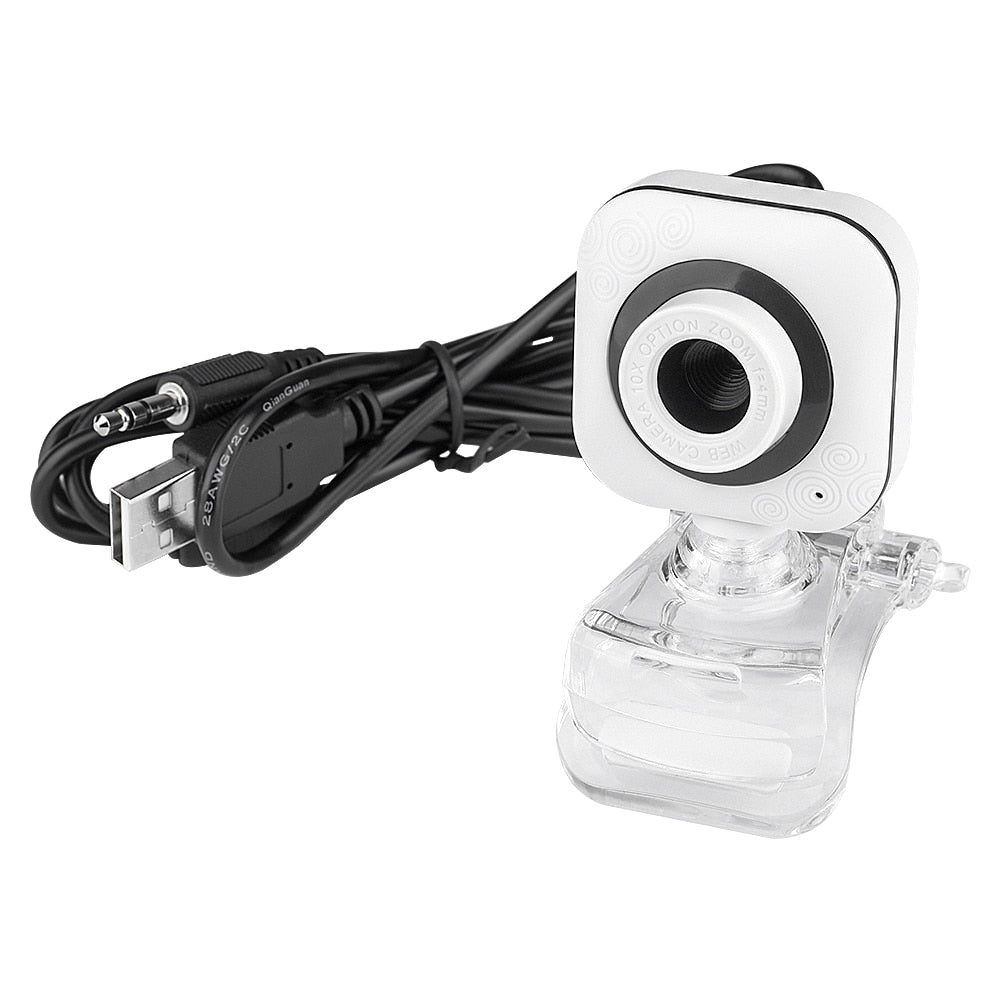Desktop Webcam with Built-In Microphone 480p USB by HitMyNeed