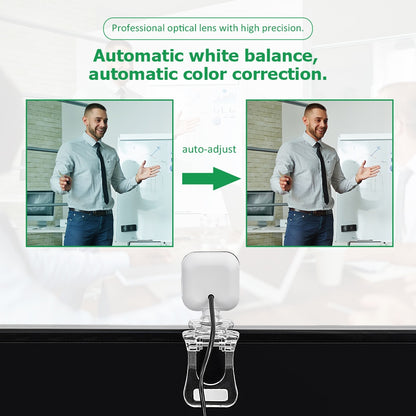 Desktop Webcam with Built-In Microphone 480p USB by HitMyNeed