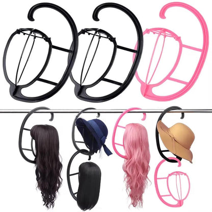 Detachable Hanging Plastic Wig Holder for Storage by HitMyNeed