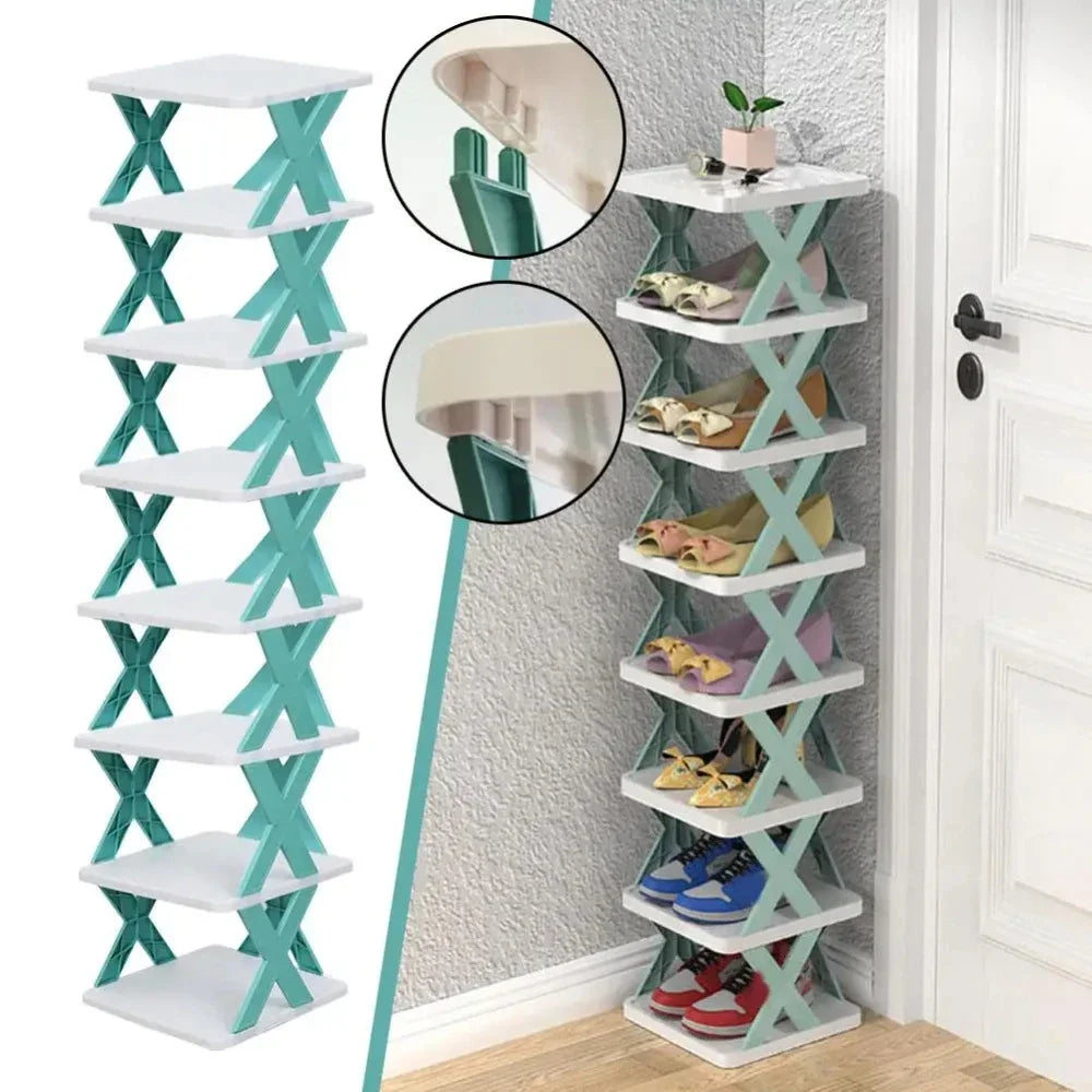 Detachable Multi-Layer Plastic Shoe Rack Organizer by HitMyNeed
