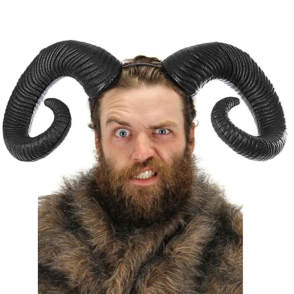 Detachable Ox Horn Headband for Festivals & Parties by HitMyNeed