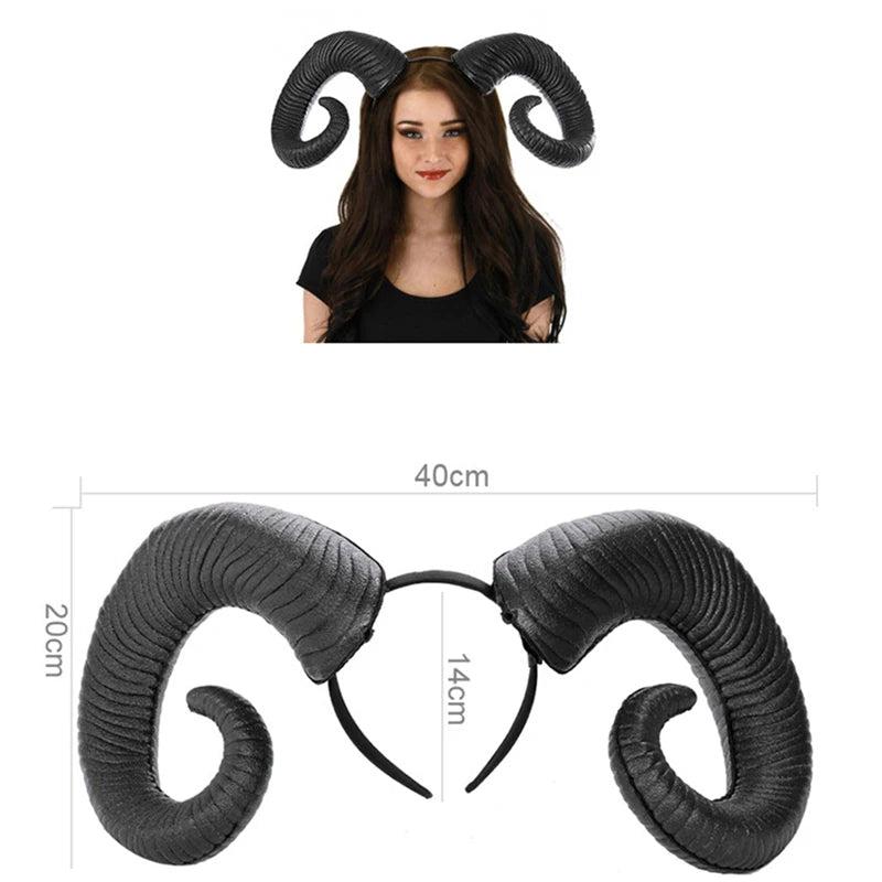 Detachable Ox Horn Headband for Festivals & Parties by HitMyNeed