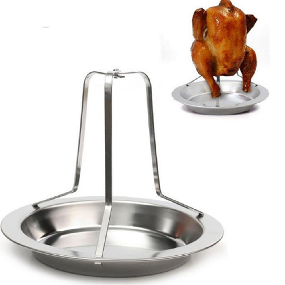 Detachable Stainless Steel Chicken Roasting Stand by HitMyNeed