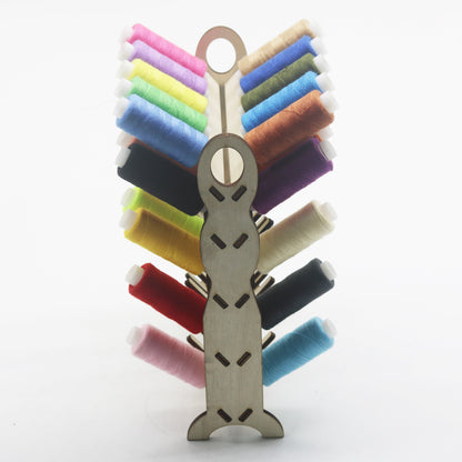 Detachable Wooden Thread Spool Holder, 50 Spools by HitMyNeed