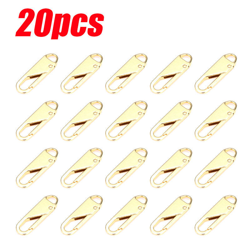 Detachable Zipper Puller Replacements (20 Pack) golden-20pcs by HitMyNeed
