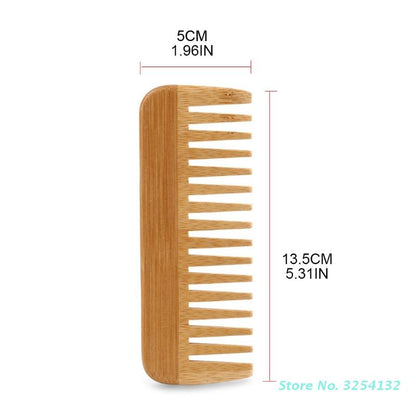Detangling Bamboo Wide Tooth Comb by HitMyNeed