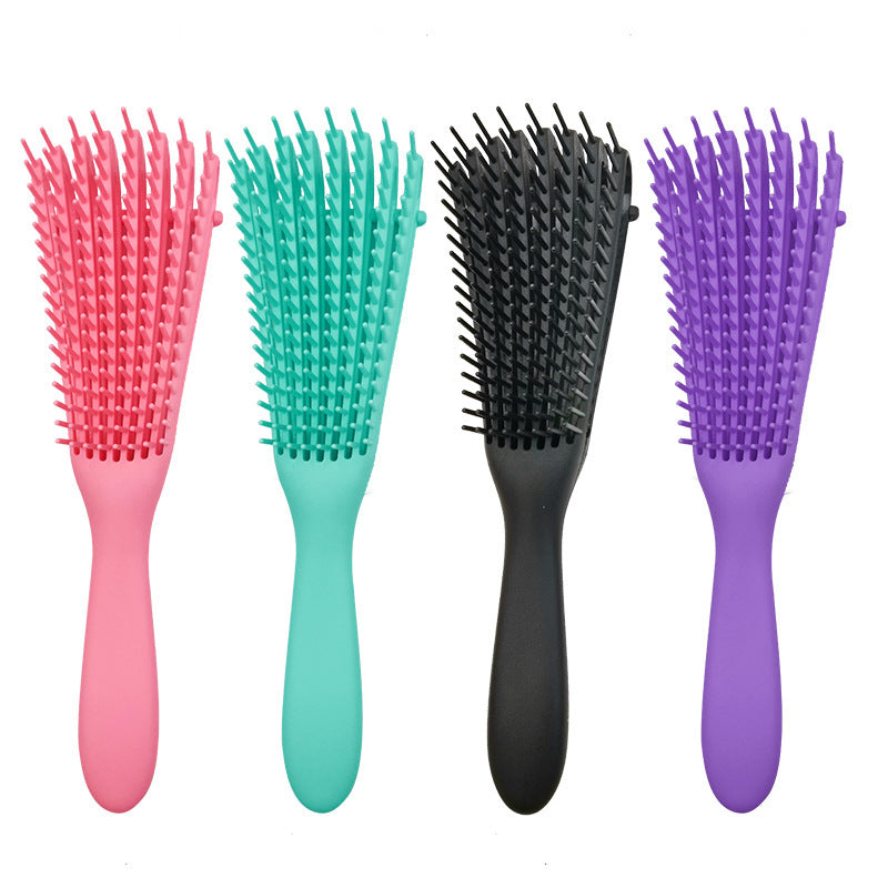 Detangling Hair Brush for Curly Hair with Scalp Massage by HitMyNeed