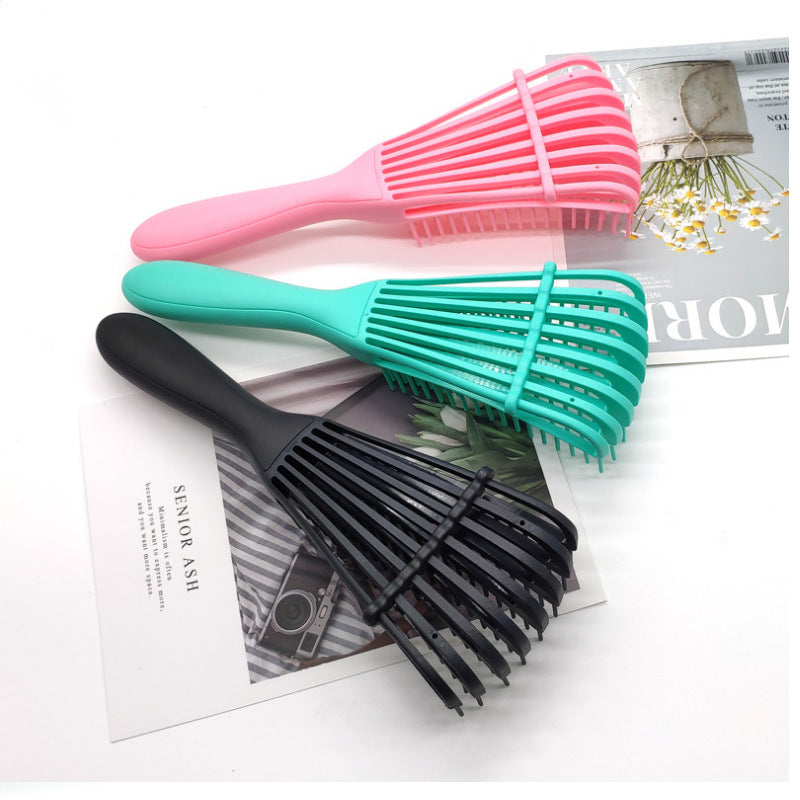 Detangling Hair Brush for Curly Hair with Scalp Massage by HitMyNeed