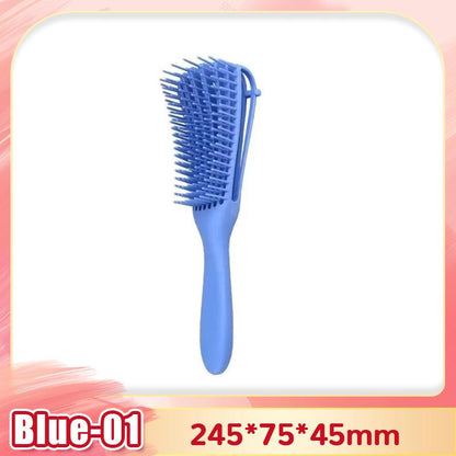 Detangling Hair Brush for Curly Hair with Scalp Massage blue-01 by HitMyNeed