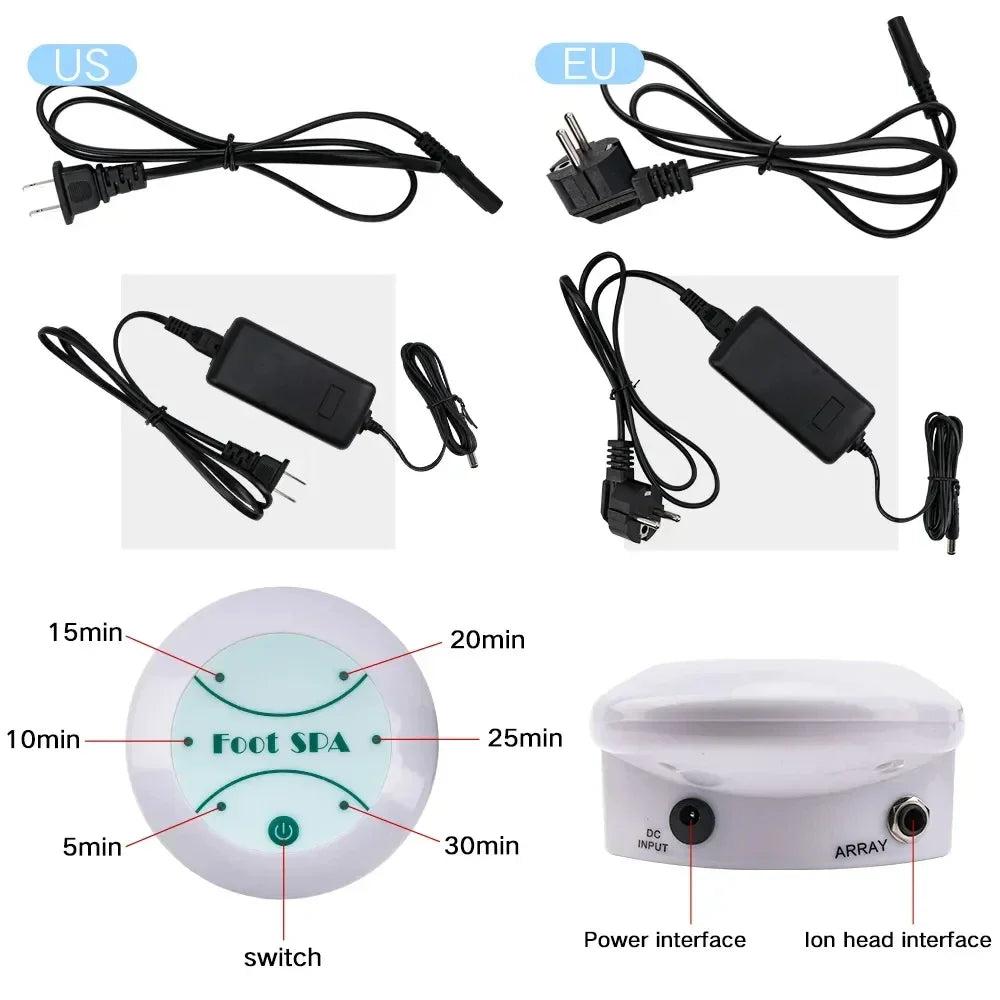 Detox Ionic Foot Spa Bath Machine with Massage by HitMyNeed