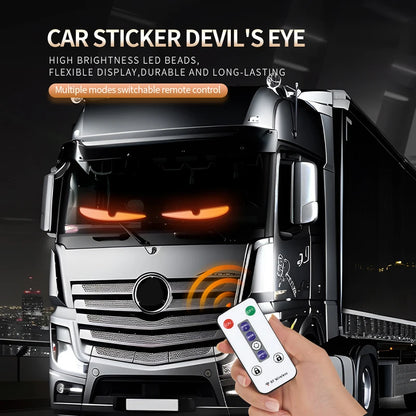 Devil Eye LED Pixel Panel Light with Remote 12V-24V by HitMyNeed